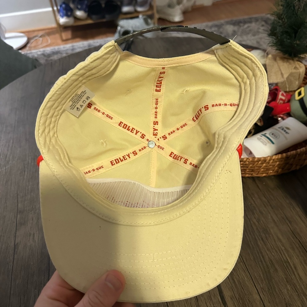 Edley's Bar-B-Que Yellow Cap - Picture 2 of 2